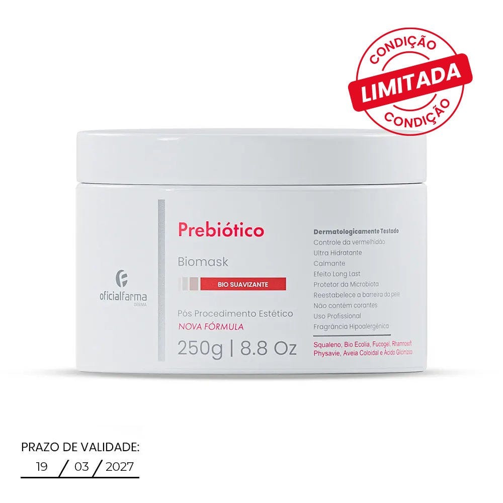 Máscara Facial Prebiótico BioMask 250g