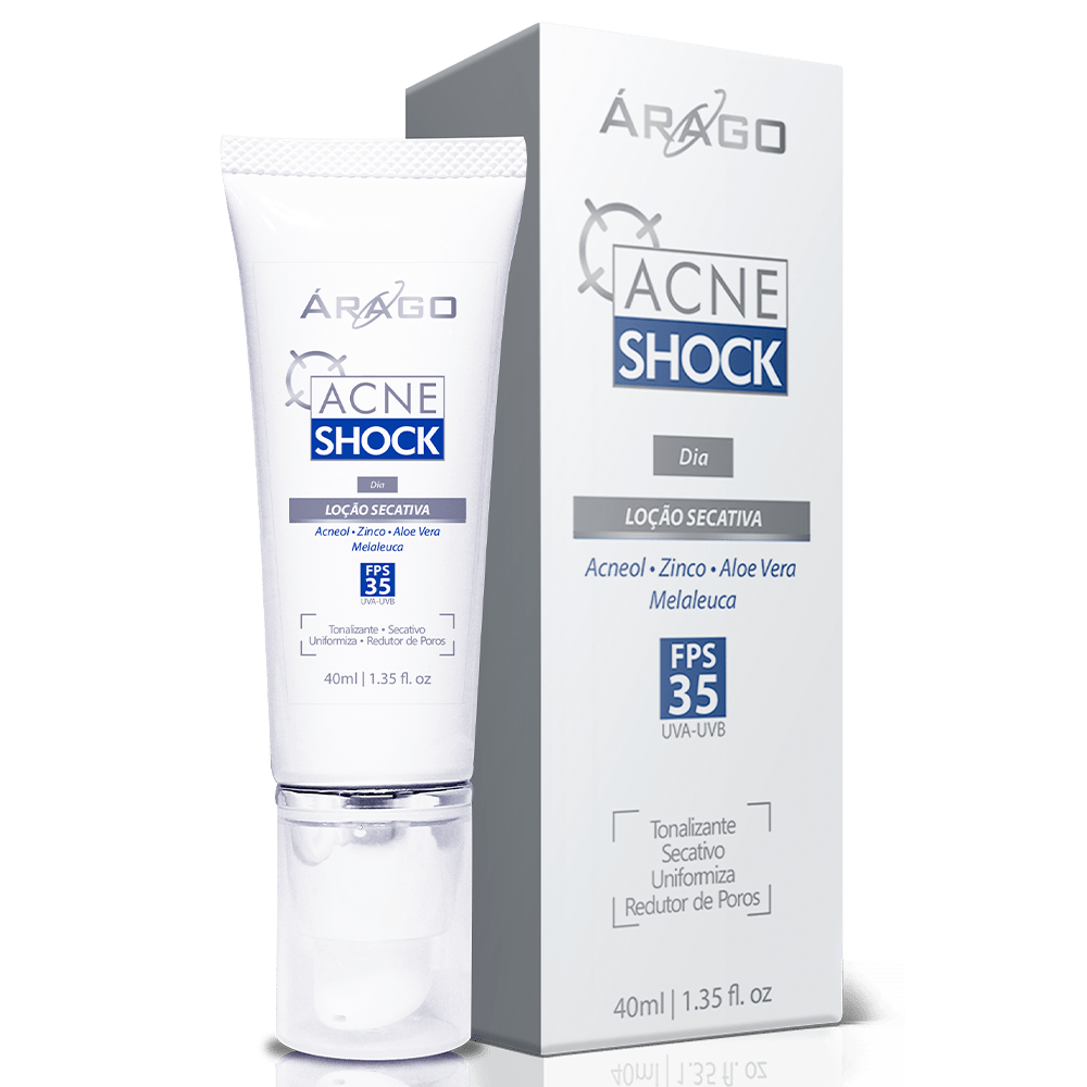 AcneShock - Loção Secativa FPS 35 Tonalizante 40ml