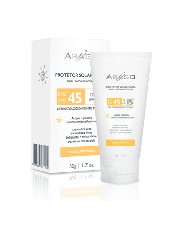 Protetor Solar Bi-Gel Clareador Facial FPS45 50g