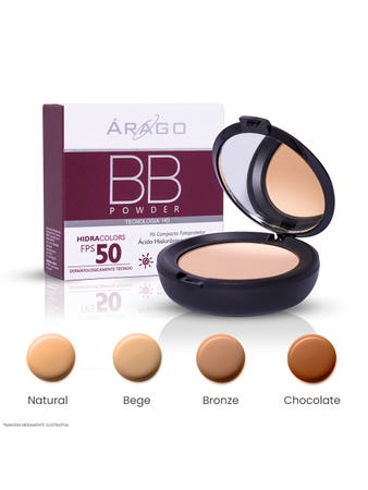BB Powder FPS 50 Protetor Solar Pó Compacto com Ácido Hialurônico 12g