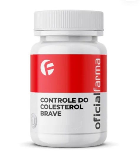 Controle Do Colesterol Brave 120 C&aacute;psulas By Gabi Dezan (Influenciadora)