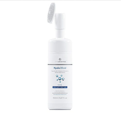 HyaluOficial Espuma de Limpeza Hidratante com Ácido Hialurônico 150mL 