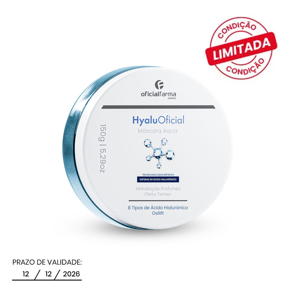 HyaluOficial Máscara Aqua