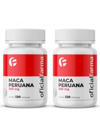 2 Maca Peruana 500mg 120 Cápsulas