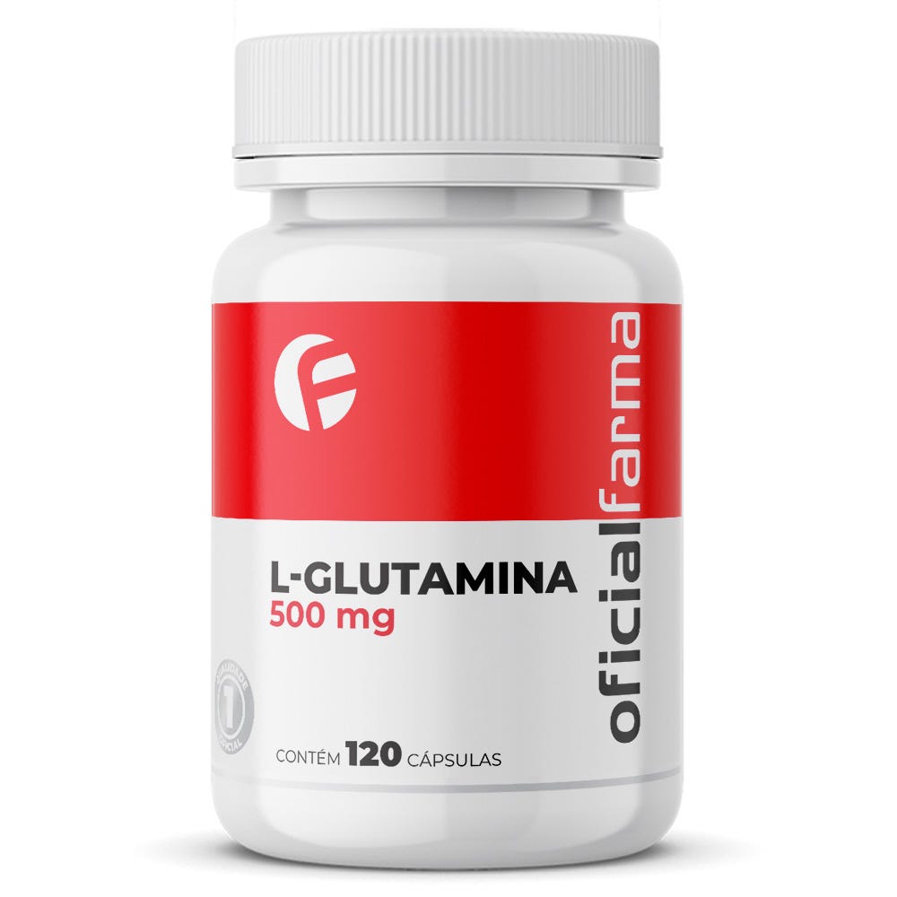 L-Glutamina 500mg 120 C&aacute;psulas