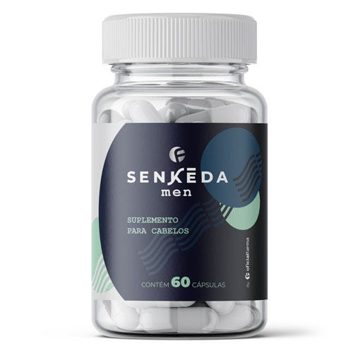 Suplemento para Cabelo Men 120 Cápsulas SENKEDA 