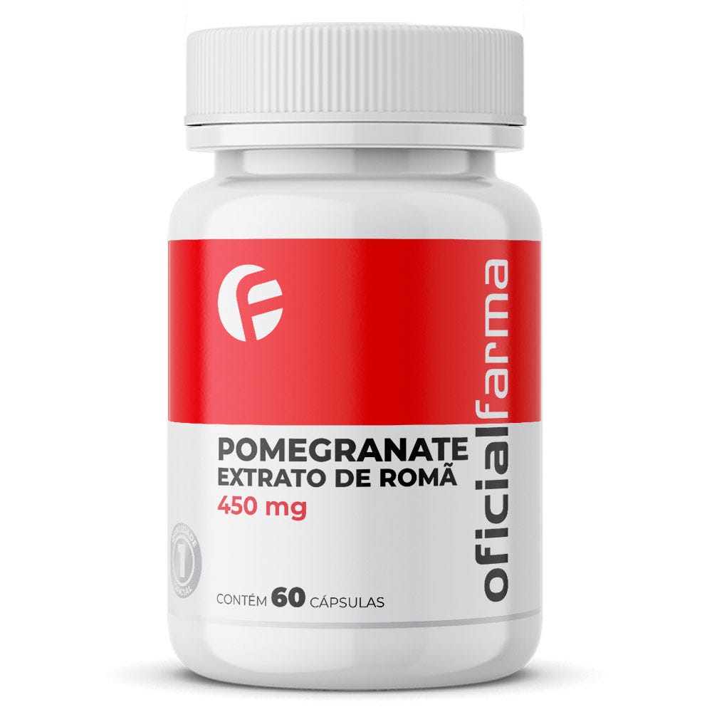 Pomegranate Extrato De Rom&atilde; 450Mg 60 C&aacute;psulas