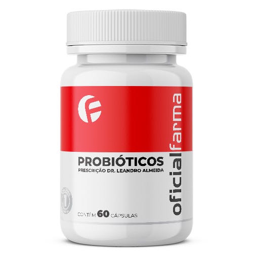 Probióticos 60 Cápsulas - Prescrição Dr. Leandro Almeida