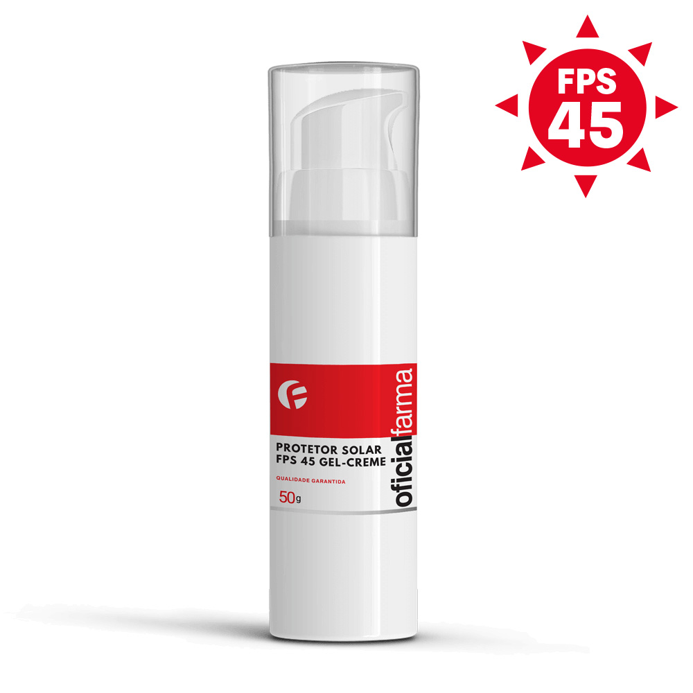 Protetor Solar OficialFarma FPS 45 Gel-Creme - 50g